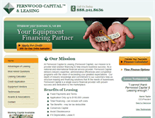 Tablet Screenshot of fernwoodcapital.com